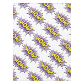 Pop-Kunst-Comic-Art wow Tischdecke (Vorderseite)