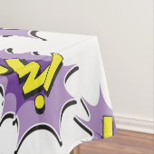 Pop-Kunst-Comic-Art wow Tischdecke (Beispiel)