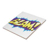 Pop-Kunst-Comic Blam! Fliese (Seite)