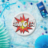 Pop-Kunst-Comic-Knall! Pappteller (Party)