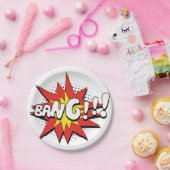 Pop-Kunst-Comic-Knall! Pappteller (Party)