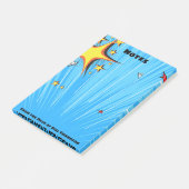 Pop-Kunst-Comicgeek-Schreibtisch-Zusätze Post-it Klebezettel (angewinkelt)