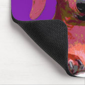Pop KUNST Dackel Mousepad (Ecke)