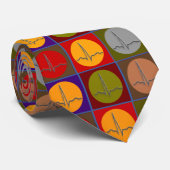 Pop-Kunst der Kardiologen-Kunst-Krawatten-QRS Krawatte (Gerollt)