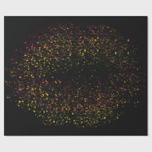 Pop Kunst, Dichtung und Musik Geschenkpapier (Flach)