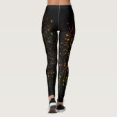 Pop Kunst, Dichtung und Musik Leggings (Rückseite)