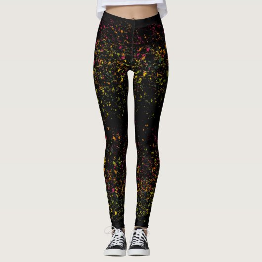 Pop Kunst, Dichtung und Musik Leggings (Vorderseite)