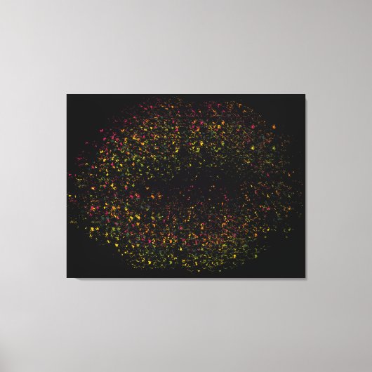 Pop Kunst, Dichtung und Musik Leinwanddruck (Vorderseite)