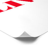 Pop Kunst, Dichtung und Musik Motivierend Kunstwer Poster (Ecke)