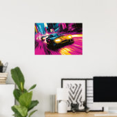 Pop Kunst, Dichtung und Musik Poster (Heimbüro)
