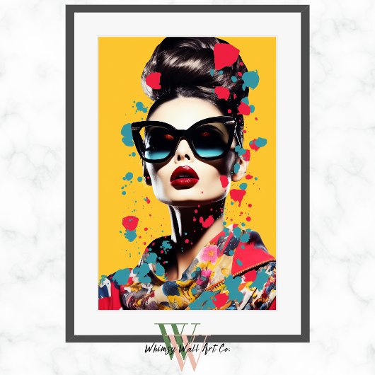 Pop Kunst, Dichtung und Musik Poster