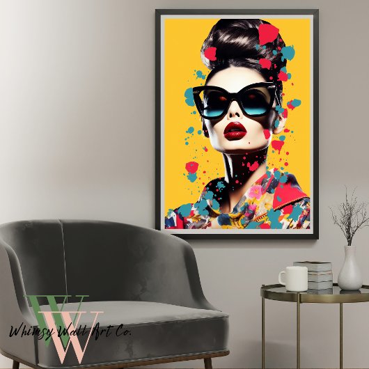 Pop Kunst, Dichtung und Musik Poster