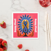 🦚 Pop Kunst, Dichtung und Musik Serviette (Beispiel)
