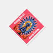 🦚 Pop Kunst, Dichtung und Musik Serviette (Ecke)