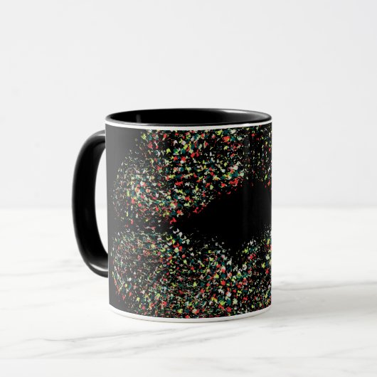 Pop Kunst, Dichtung und Musik Tasse (Vorderseite Links)