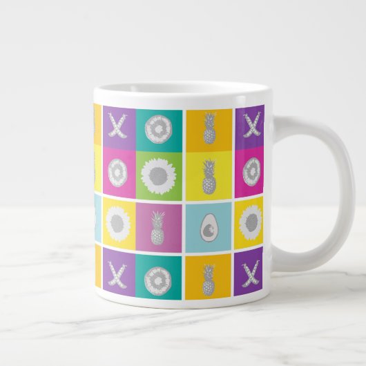 Pop Kunst, Dichtung und Musik Tasse (Rechts)