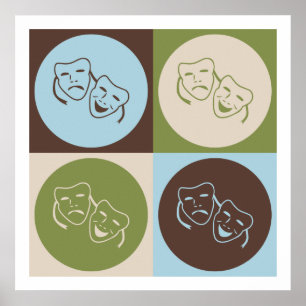 Pop-Kunst-Drama Poster