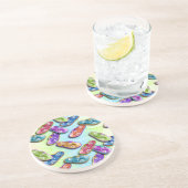 Pop-Kunst drehen die multi Reinfälle um Untersetzer (Seite)