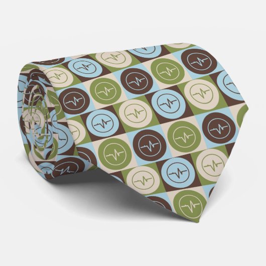 Pop-Kunst EEG Krawatte (Gerollt)