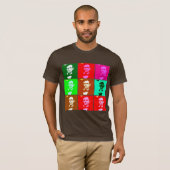 Pop-Kunst .esque Abraham Lincoln T-Shirt (Vorne ganz)