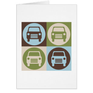 Pop-Kunst-Festlegungs-Autos