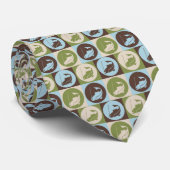 Pop-Kunst-Fischen Krawatte (Gerollt)