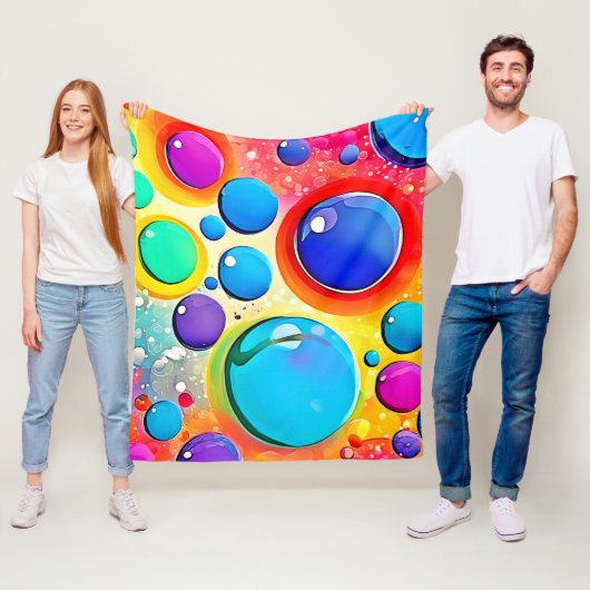 Pop-Kunst Fleecedecke (Beispiel)