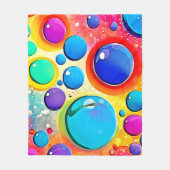 Pop-Kunst Fleecedecke (Vorderseite)