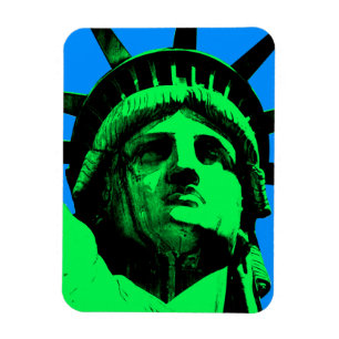Pop-Kunst-Freiheitsstatue Magnet
