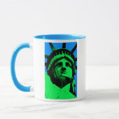 Pop-Kunst-Freiheitsstatue Tasse (Links)
