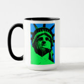 Pop-Kunst-Freiheitsstatue Tasse (Links)