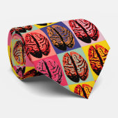 Pop-Kunst-Gehirn Krawatte (Gerollt)
