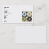 Pop-Kunst-Genetik Visitenkarte (Vorne/Hinten)