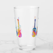 Pop-Kunst-Gitarren-Getränk-Liter-Cocktail Highball Glas (Links)