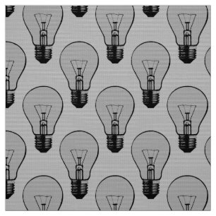 Pop-Kunst-Glühlampe Stoff