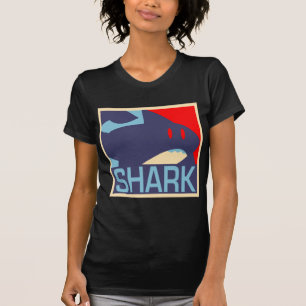 Pop-Kunst-Haifisch-Shirt T-Shirt