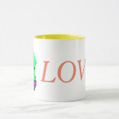 Pop-Kunst-Hand, die Tasse hält (Zentrum)