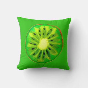 Pop kunst helles Kiwis Original Wasserfarbe Kissen