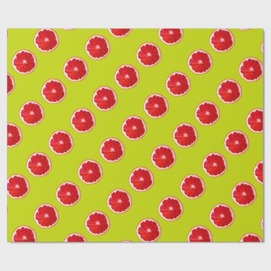 Pop kunst hellrosa Grapefruitfarbe Geschenkpapier (Flach)