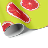 Pop kunst hellrosa Grapefruitfarbe Geschenkpapier (Rolleneckpunkt)