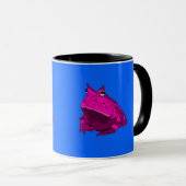 Pop-Kunst-horniger Frosch-Tasse Tasse (VorderseiteRechts)