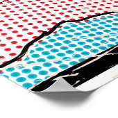 Pop Kunst Illustriert Ukraine Poster (Ecke)