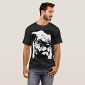 Pop-Kunst in Schwarz-Weiß T-Shirt (Vorne ganz)