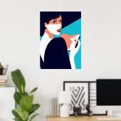 Pop Kunst Inspiriert Mode Frauen 8 Poster (Heimbüro)