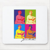 Pop-Kunst Janes Austen Mousepad (Vorne)
