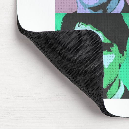 Pop-Kunst Justin Trudeau - Größengleich2-.png Mousepad (Ecke)