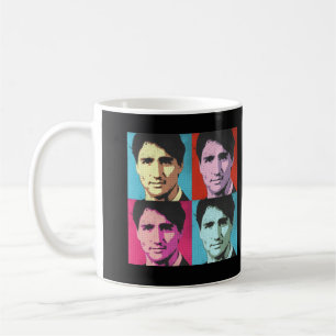 Pop-Kunst Justin Trudeau - .png Kaffeetasse
