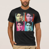 Pop-Kunst Justin Trudeau T-Shirt (Vorderseite)