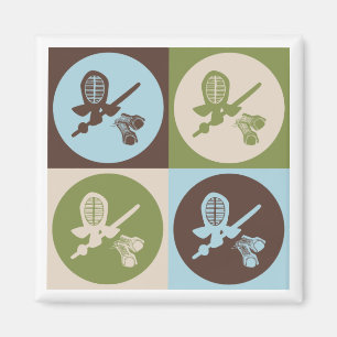 Pop-Kunst Kendo Magnet