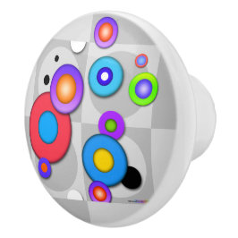 POP-KUNST-KREISE KERAMIKKNAUF